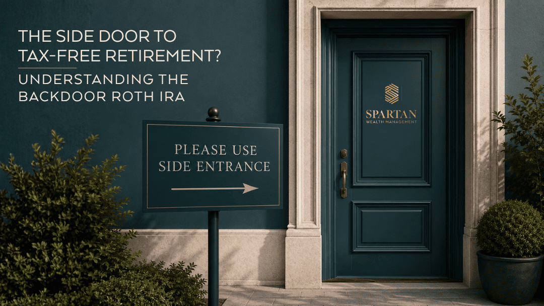 Side entrance illustrating the Backdoor Roth IRA strategy